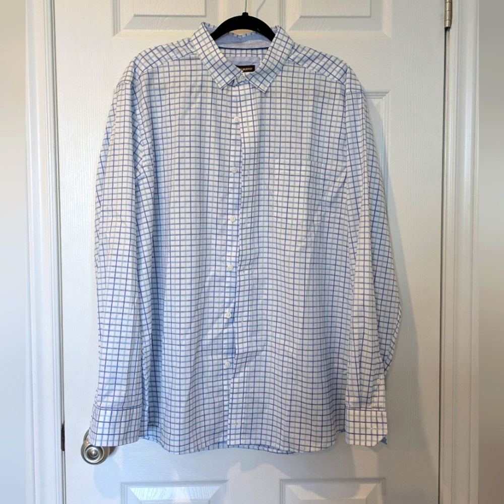 Men's Blue Checkered Shirt